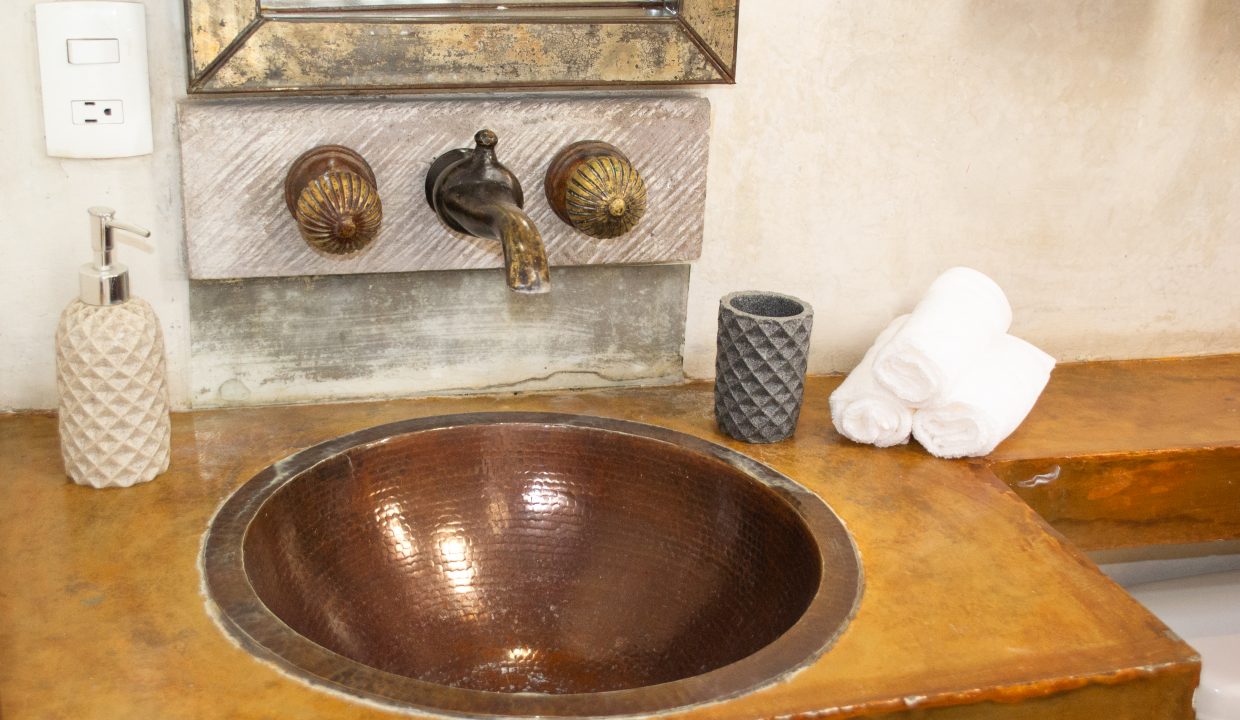 CASITA LAVABO COBRE BAÑO REC